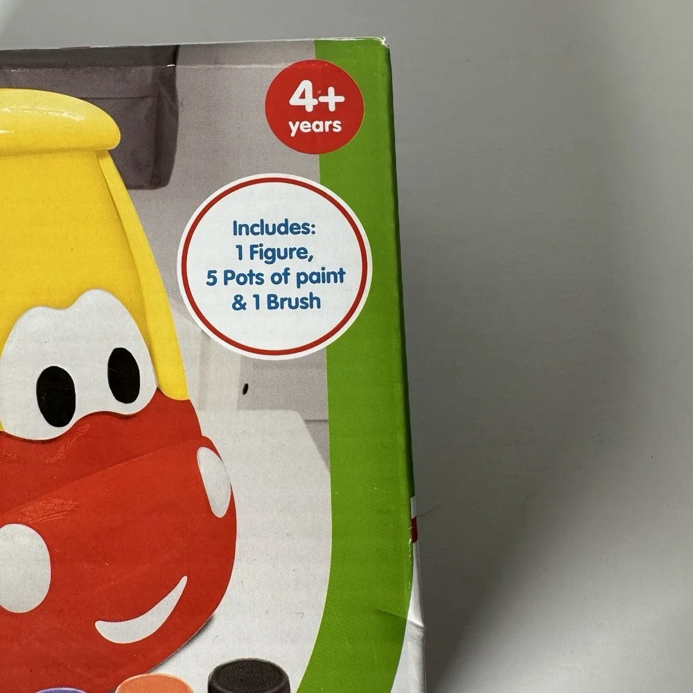 Little Tikes Paint Your Own Figure‎ Cozy Coupe Red Yellow Car Craft Kit New